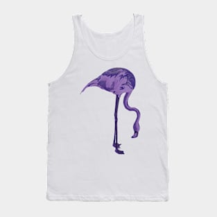 Purple Flamingos Tank Top